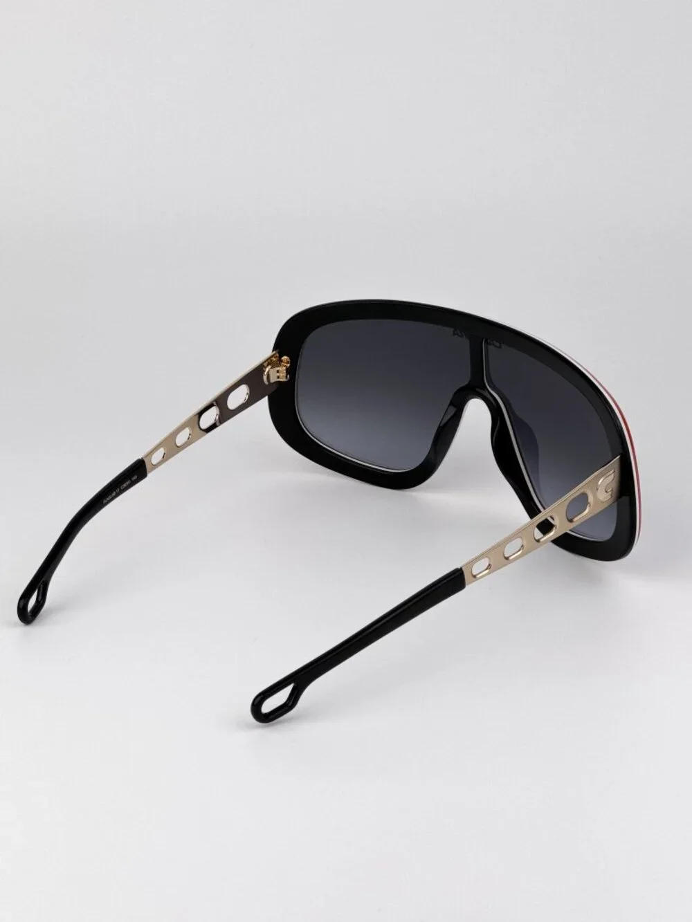 Carrera FLAGLAB 17 0C3E 9O Sunglasses – Orange & Gold Oversized Shield Frame